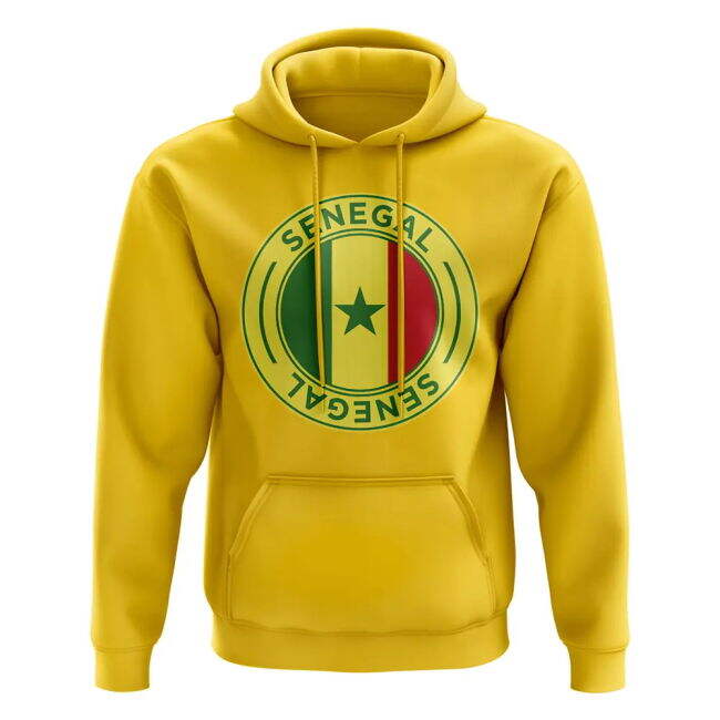 Aero-Dynamic Championship Senegal Football Badge Hoodie (Yellow)