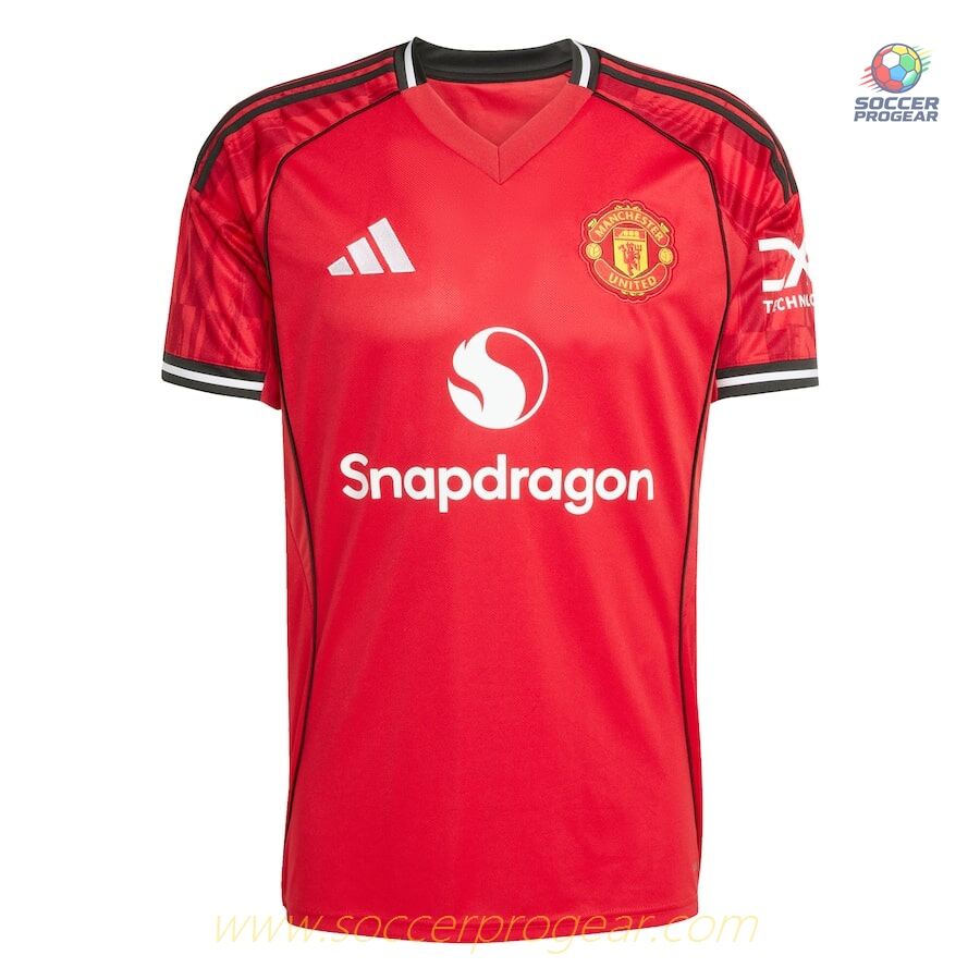 Manchester United Home Team Football Jersey 2025/26 Collection