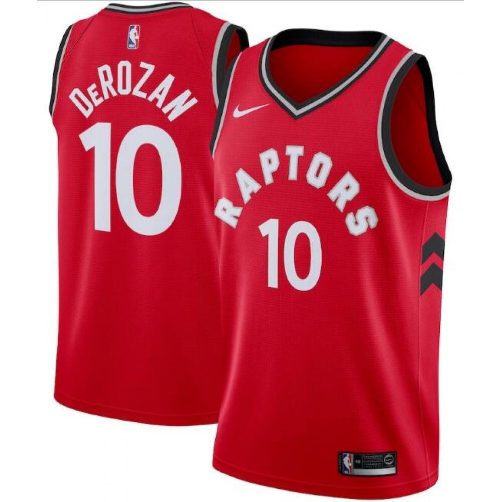 Fan Favorite Professional Men's TOR #10 DeMar Red Basketball Jersey