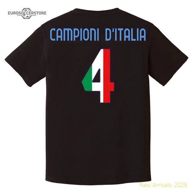 Forza Azzurri Campioni Casual Tee (black) - Official Design