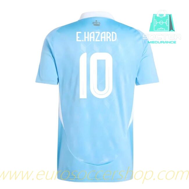2024-2025 Season Belgium Away Football Shirt Fan Edition (E.Hazard 10)