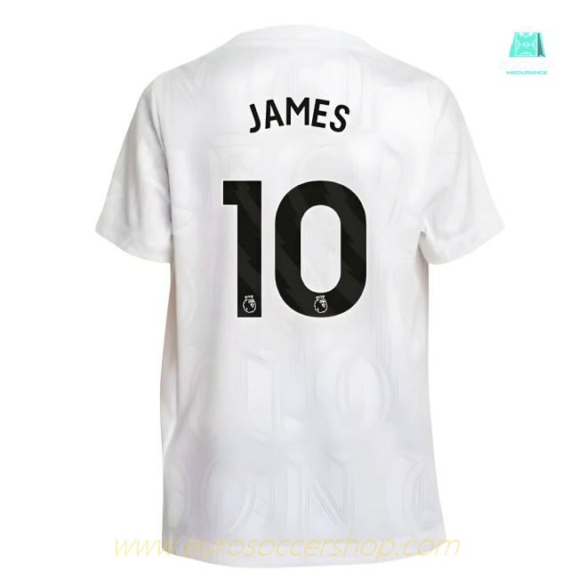 2025-2026 Chelsea Pre-Match Shirt (White) - Kids (James 10)