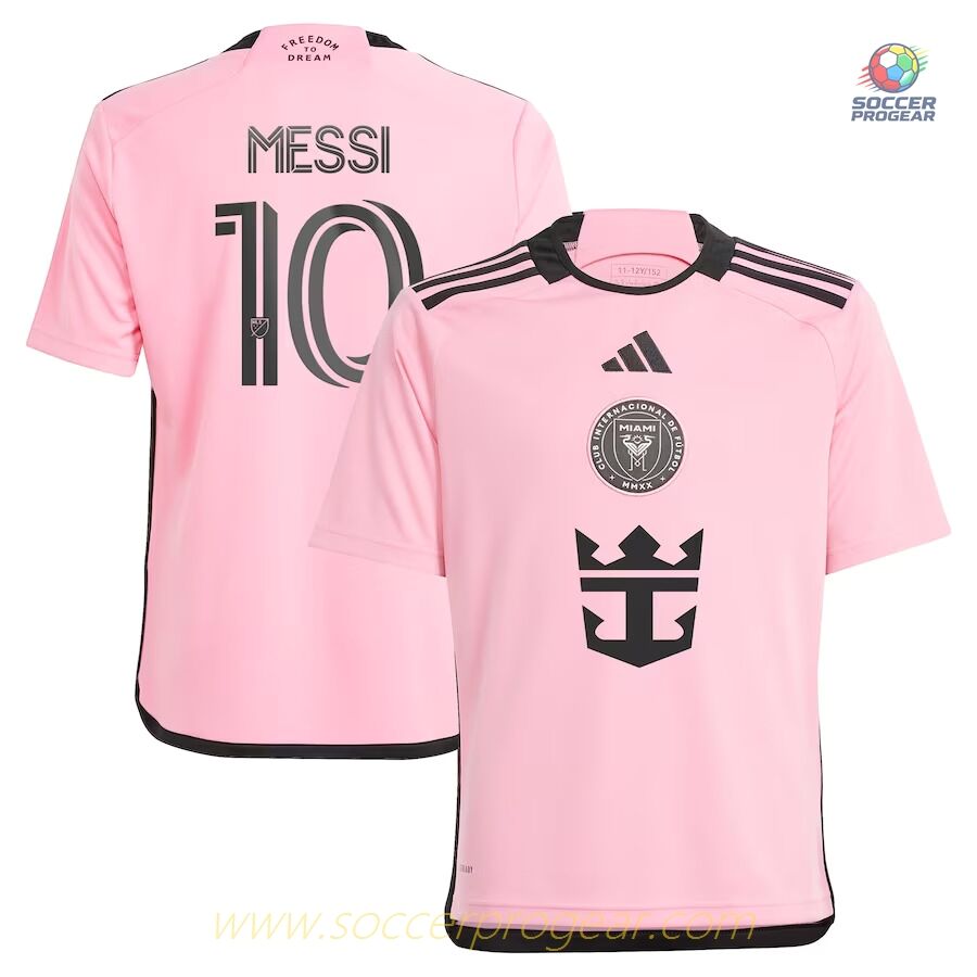 Inter Miami Messi Football Jersey 2024-25 Edition Home Kids Edition