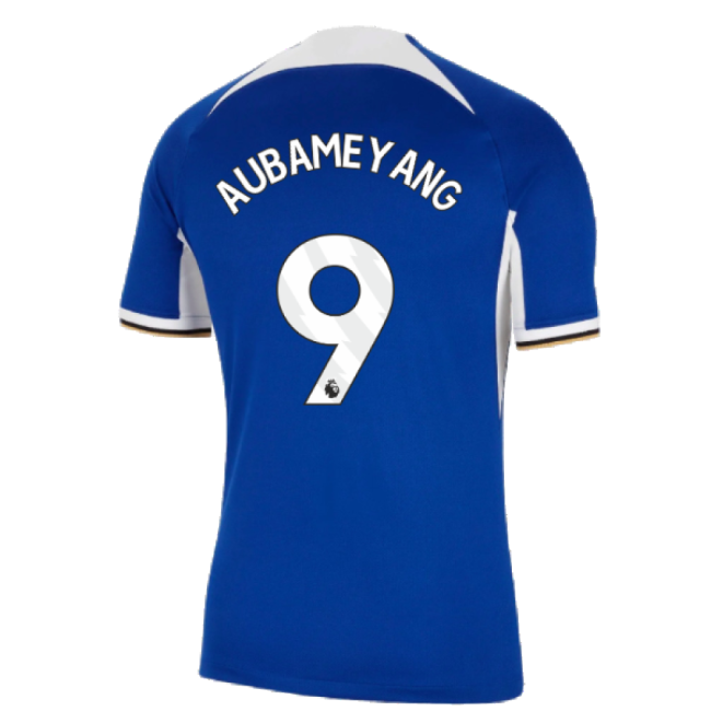 2023-20 Chelsea Nike Home Football Jersey AUBAMEYANG 9 L M S