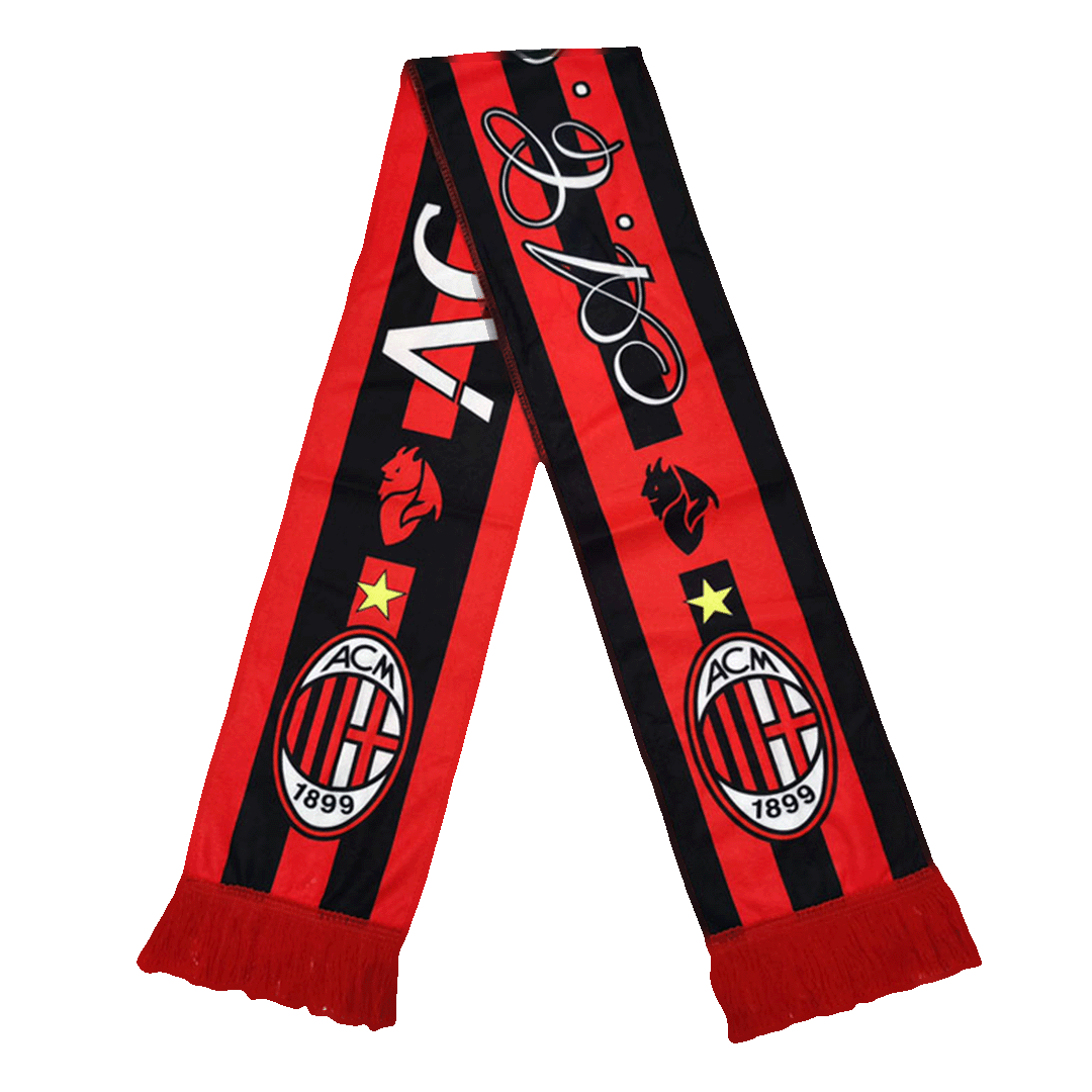 AC Milan Scarf Red Authentic Kit