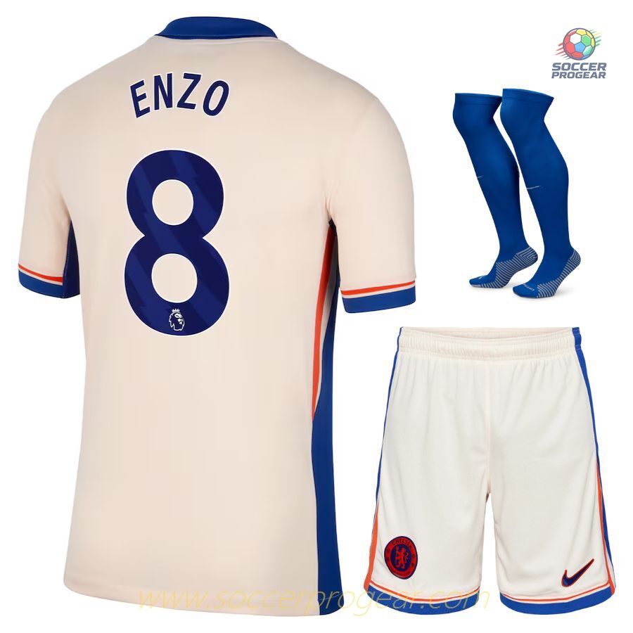 Chelsea Youth Away Soccer Shirt Soccer Shirt 2024/25 Collection Enzo