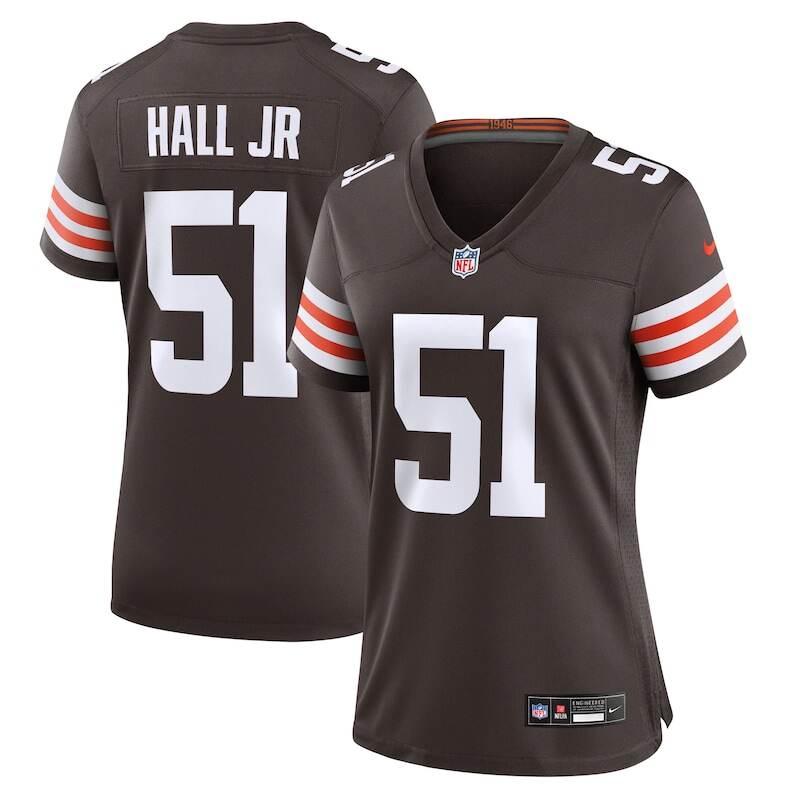 None Mike Hall Jr. Cleveland Browns Great Value Authentic Jersey