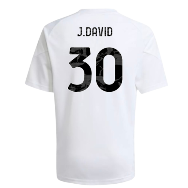 Juve Juventus Training Shirt White Kids J David #30 Pro Series Die...