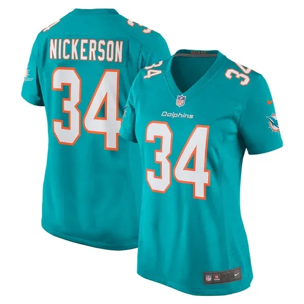 Performance None Game Jersey - Premium Aqua NFL Fan Jersey | Game D...