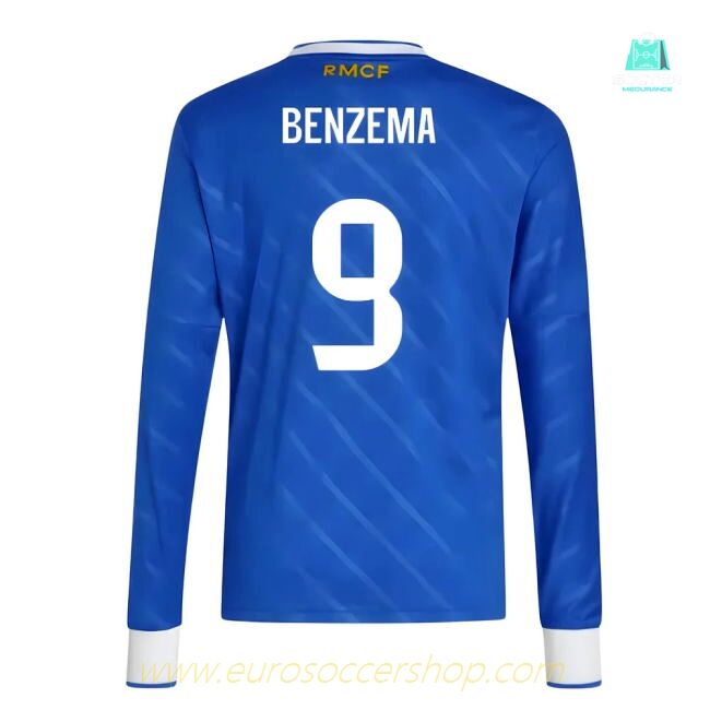 2025-2026 Real Madrid Long Sleeve Third Shirt (Kids) (Benzema 9)