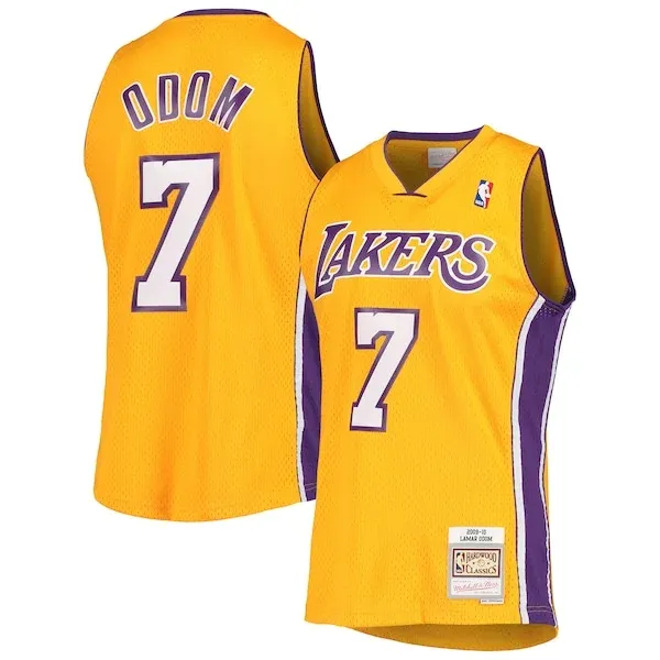 Lamar Odom LAL Swingman Jersey - exclusive authentic-jersey basketball
