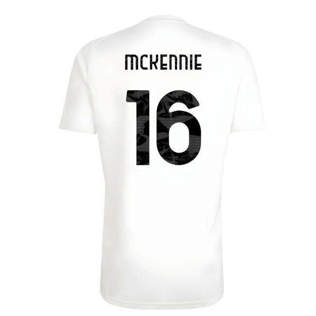 2025-2026 Juventus Training Shirt (White) (McKennie 16)