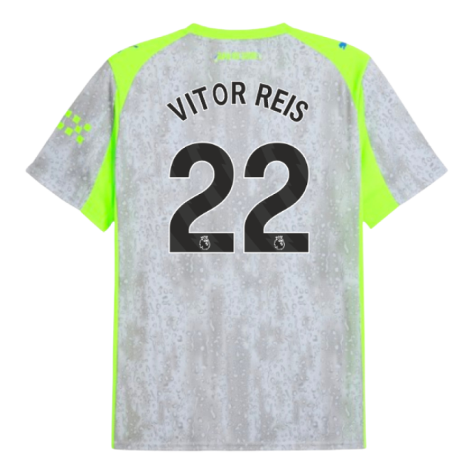 Man City Soccer Club Fashionable Third Football Shirt (Vitor Reis 22)