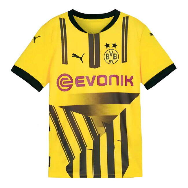 Kids Genuine 2024-2025 Borussia Dortmund Bundesliga Home Jersey