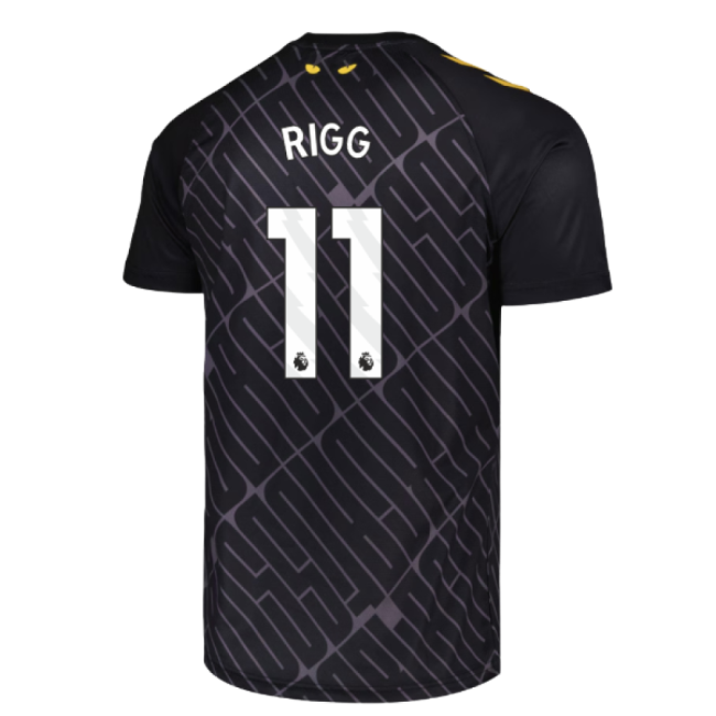 2025-2026 Sunderland Third Pre Match Shirt (Black) (Rigg 11)