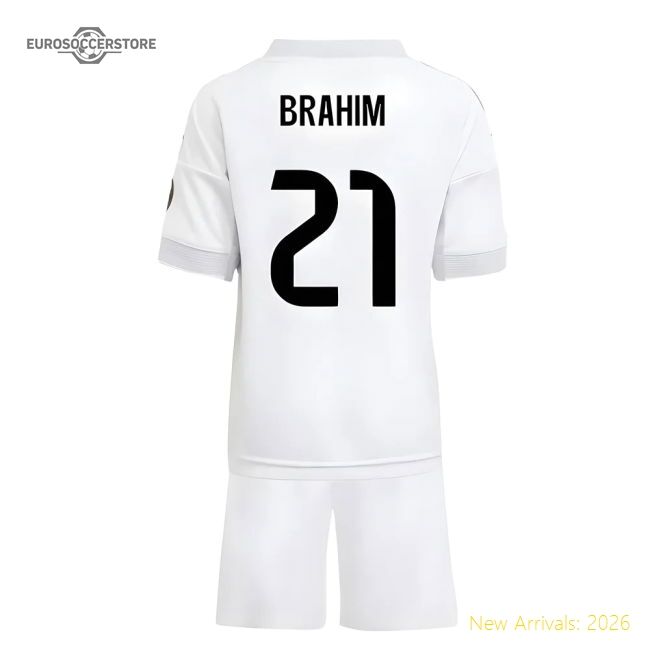 Elite 2025-2026 Real Madrid Home Mini Kit (brahim 21) - Collectors Item