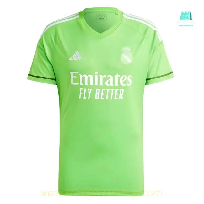 2023-2024 Real Madrid Home Goalkeeper Shirt (Solar Green) (NAVAS 1)