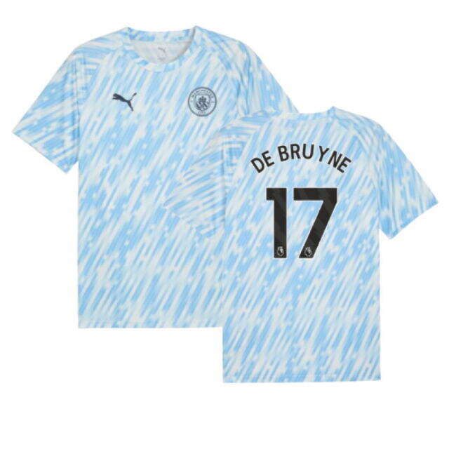 2025-20 Man City Authentic Home Jersey De Bruyne #17 L M S