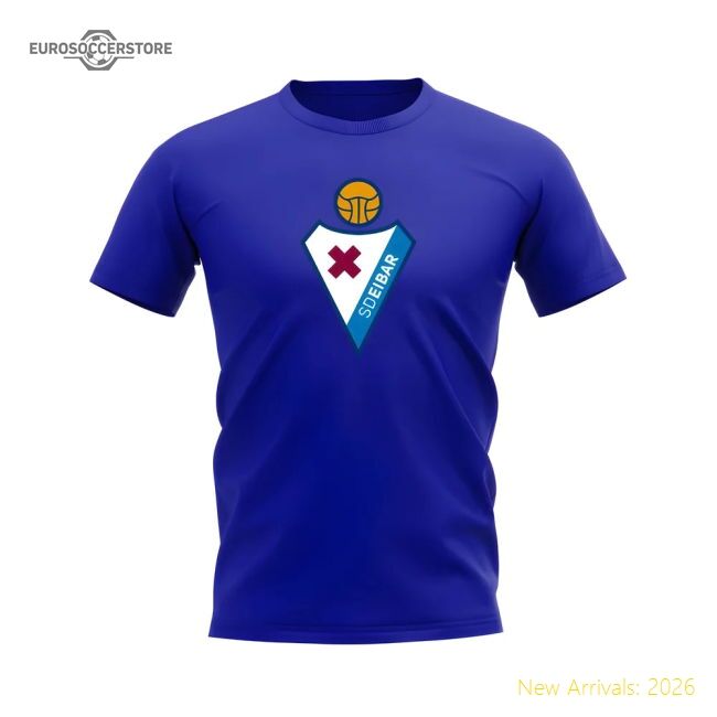 Eibar Badge T-shirt (royal Blue) - Supporter Edition - Supporter Edition