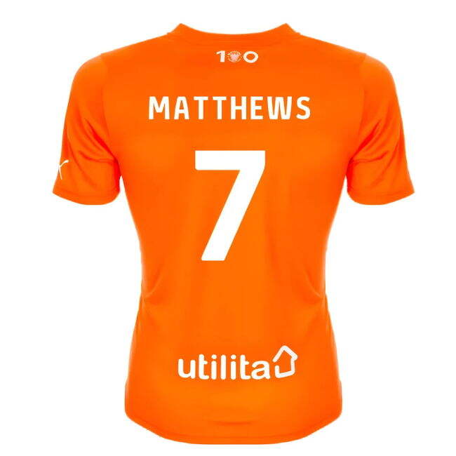 2023-2024 Blackpool Home Shirt (Matthews 7)