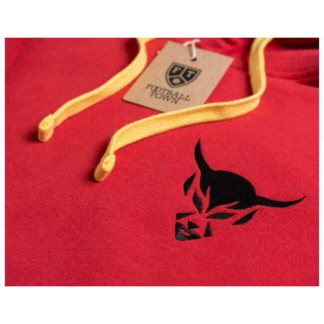 Belgium Le Diable Retro Football Hoodie (Red)