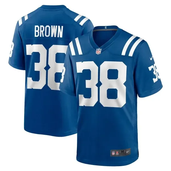 None Tony Brown Game Jersey - Royal | NFL Player Jersey | NFL Football
