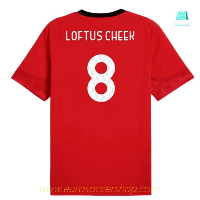 2025-2026 AC Milan Training Jersey (Red) (Loftus Cheek 8)