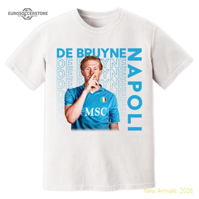 Official Genuine Kevin De Bruyne Napoli T-Shirt (White)