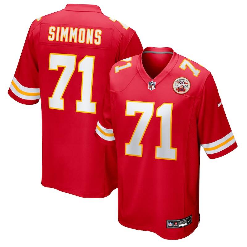 None Josh Simmons Kansas City Chiefs Budget-Friendly Collector's Item