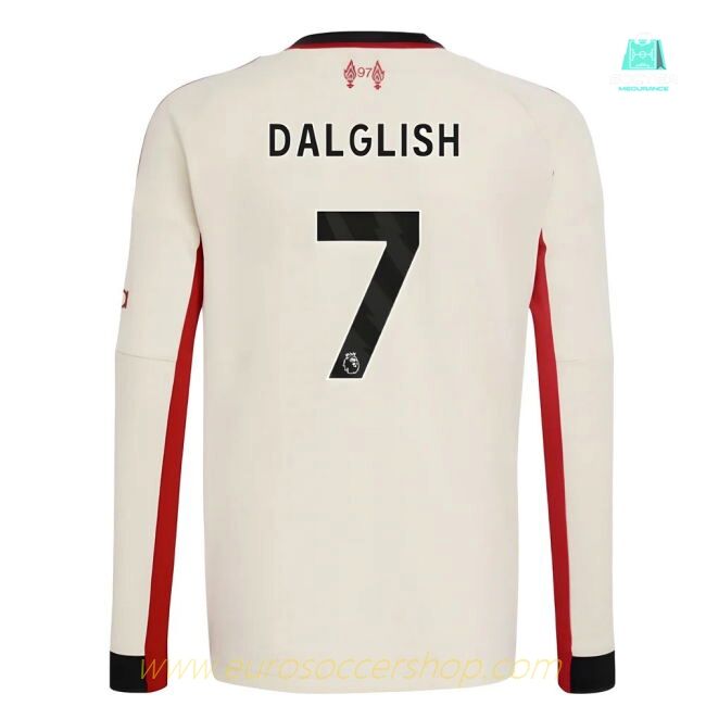2025-2026 Liverpool Away Long Sleeve Shirt (Kids) (Dalglish 7)
