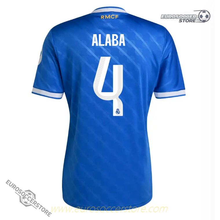 Real Madrid's 25-26 Third Jersey featuring ALABA 4