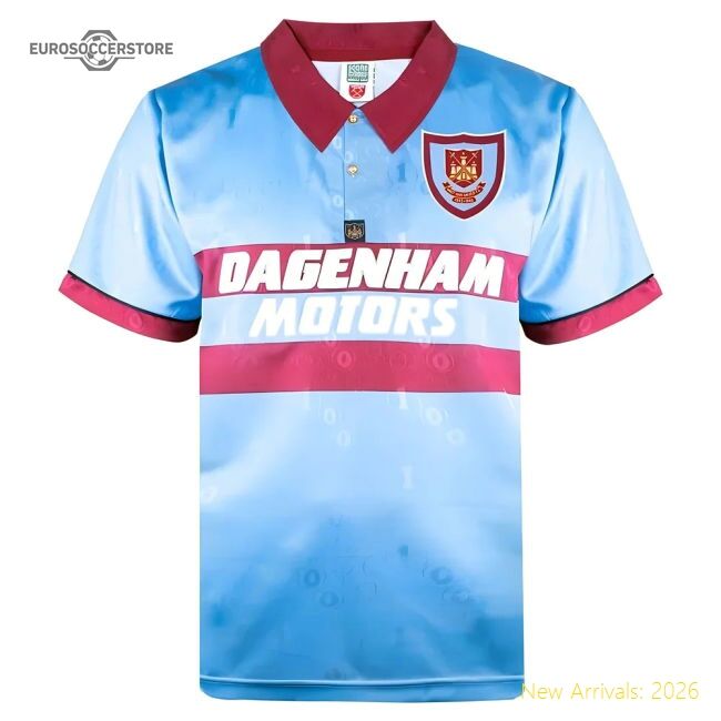 Authentic 1995-1996 West Ham Away Retro Shirt - Premium Quality Baby