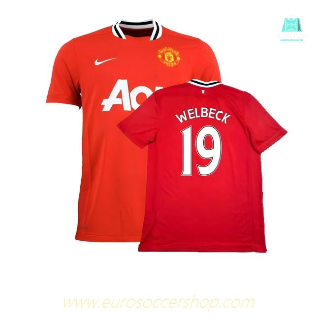 Manchester United 2011-12 Home Shirt ((Excellent) XL) (Welbeck 19)