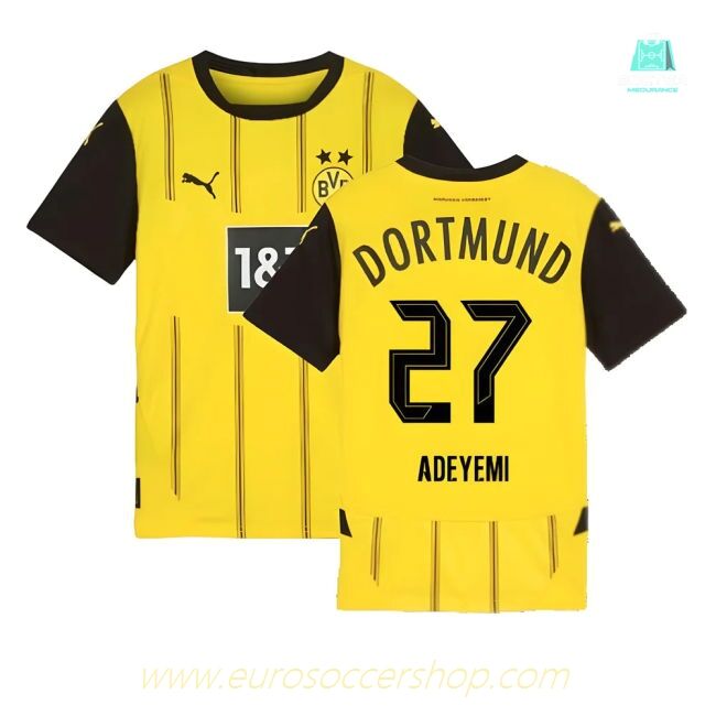 2024-2025 Borussia Dortmund Home Shirt (Kids) (Adeyemi 27)