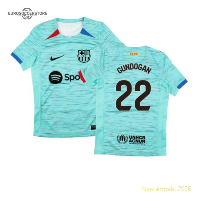 Top-tier Third Barcelona Gundogan Jersey 2023-2024 Comfortable