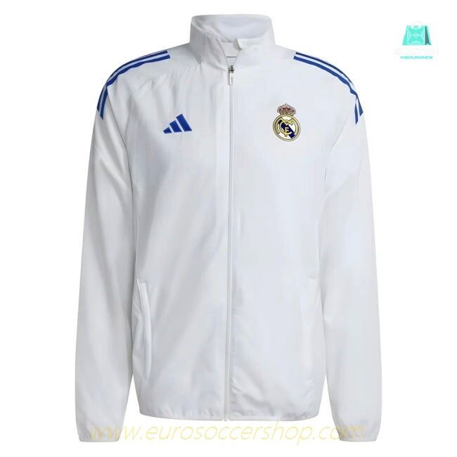 2025-2026 Real Madrid EU Presentation Jacket (White)
