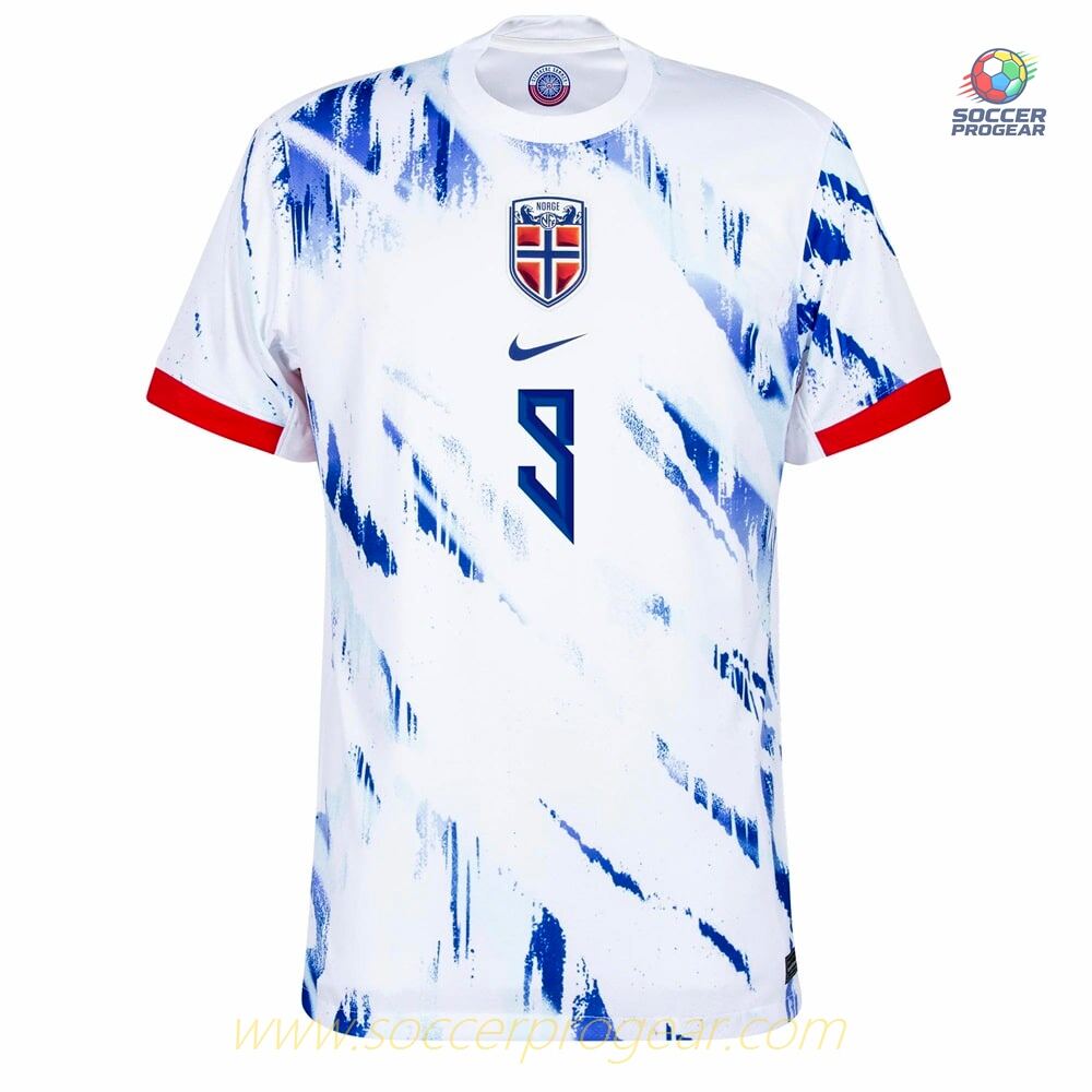 Norway Away Football Team Jersey 2024-25 Edition Haaland