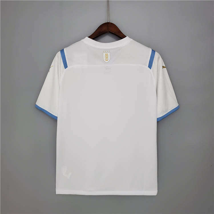 Elite Series Uruguay 2021 Away Kit White Soccer Jersey Football Shirt