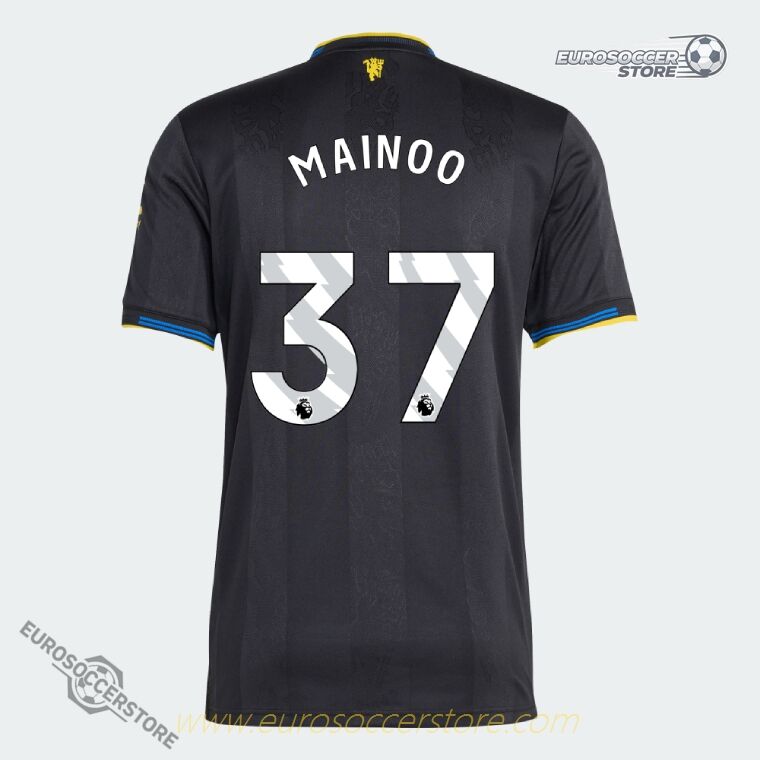Manchester United 25-26 Third Jersey MAINOO #37 (Player Edition)
