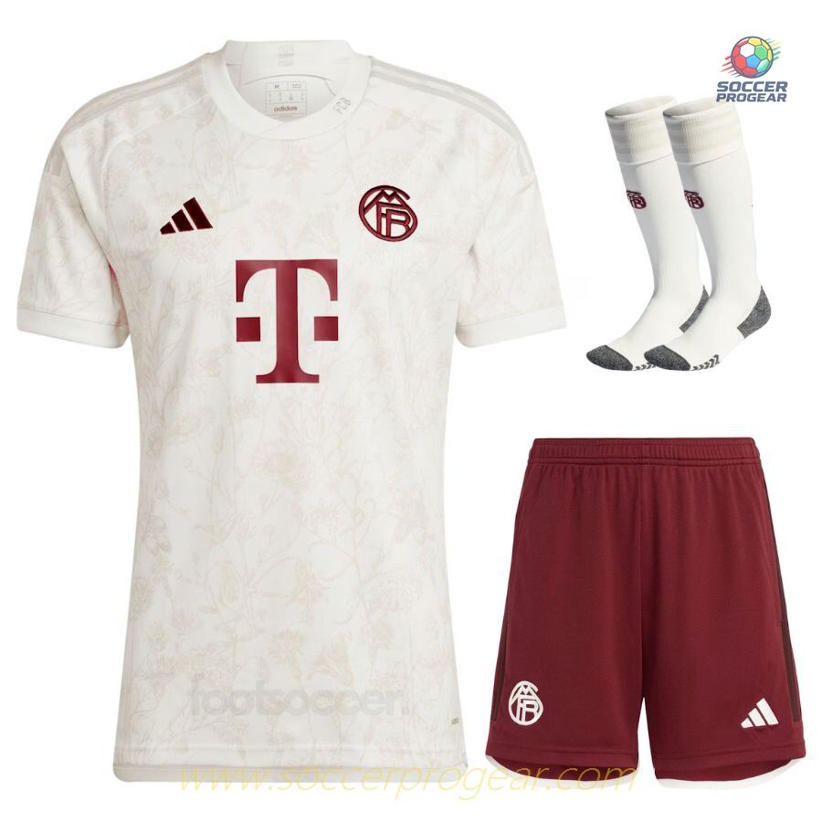 Bayern Munich 2023 2024 Third Youth Jersey Set Soccer Jersey