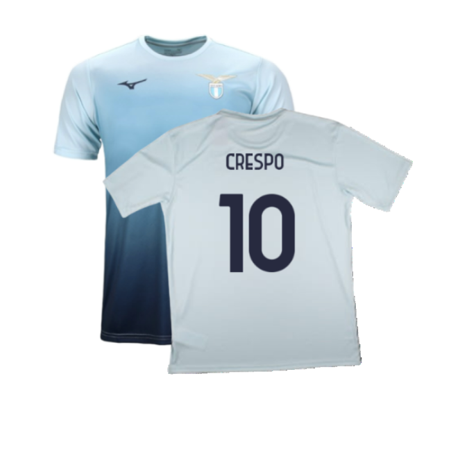 Avid Lazio Lazio Graphic Training Shirt Ice Blue Crespo #10 High P...