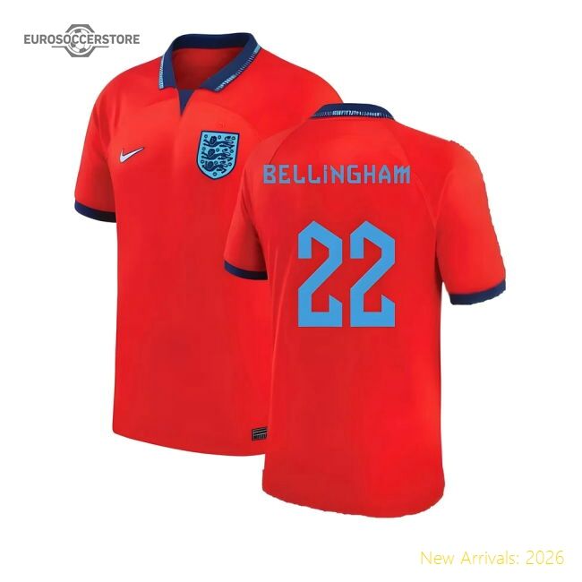Authentic England 2022-2023 Away Jersey (eng) Movement Contemporary