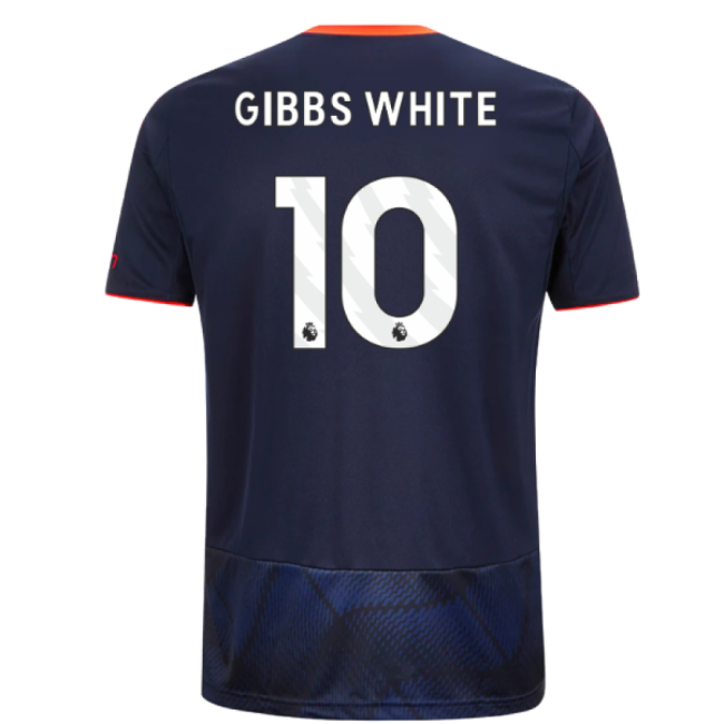 classic 2025-2026 Nottingham Forest Third Shirt (Gibbs White 10)