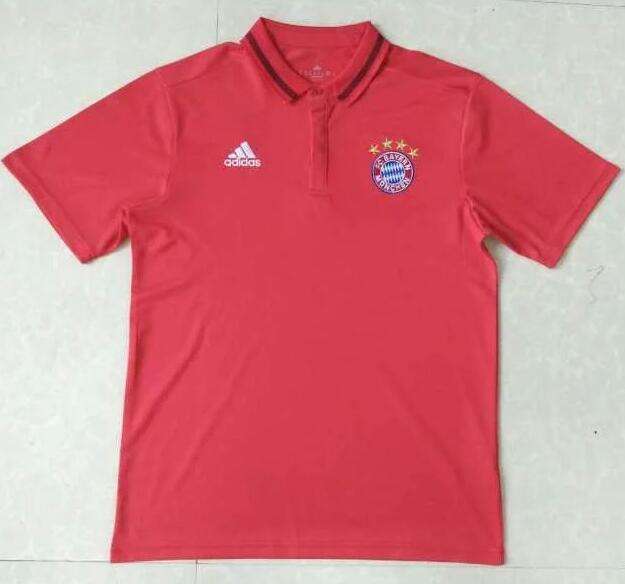 Professional Authentic Bayern Munich Red Polo 2016-17 Shirt