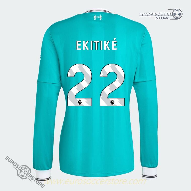EKITIKÉ's 2025-26 Season Third Long Sleeve Jersey for Liverpool