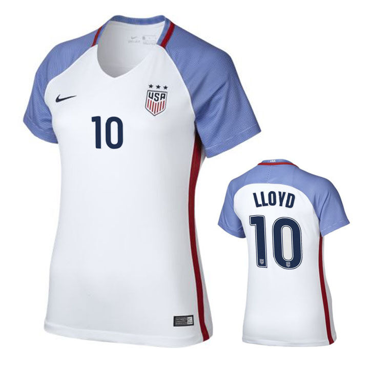 Nike Usa nike womens usa uswnt lloyd #10 Home Jersey 16/17 for