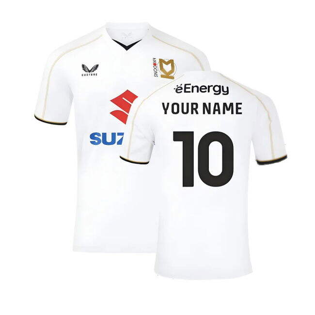 2024-2025 MK Dons Home Shirt (Your Name)
