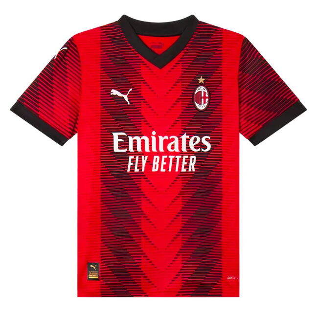 2023-2024 AC Milan Home Economic Shirt (Kids) (Pulisic 11)