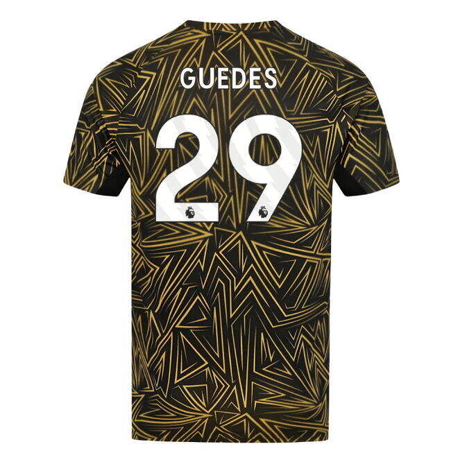 2025-2026 Wolves Home Pre-Match Shirt (Black) (Guedes 29)_331