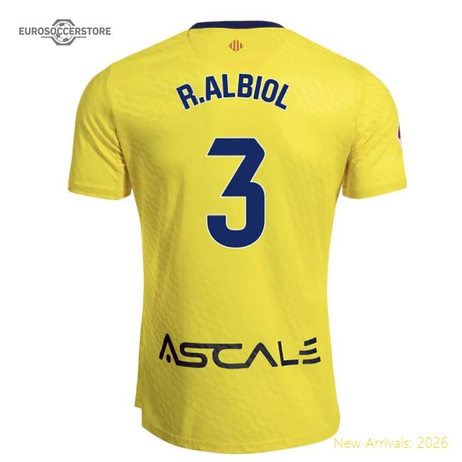 Premium 2025-2026 Villarreal Home Kit (ralbiol 3) - Unbeatable Value